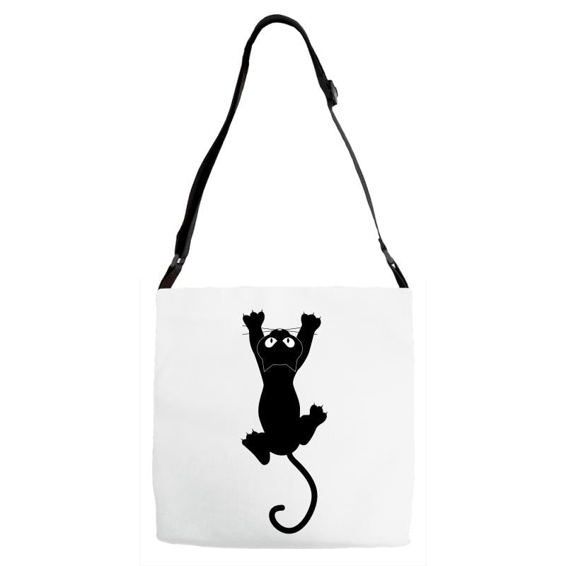 Cat Pocket Adjustable Strap Totes