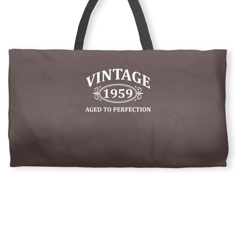 Vintage 1959 Aged to Perfection Weekender Totes