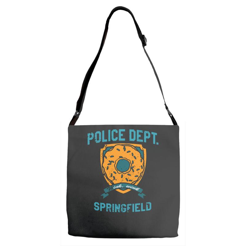 police dept Adjustable Strap Totes