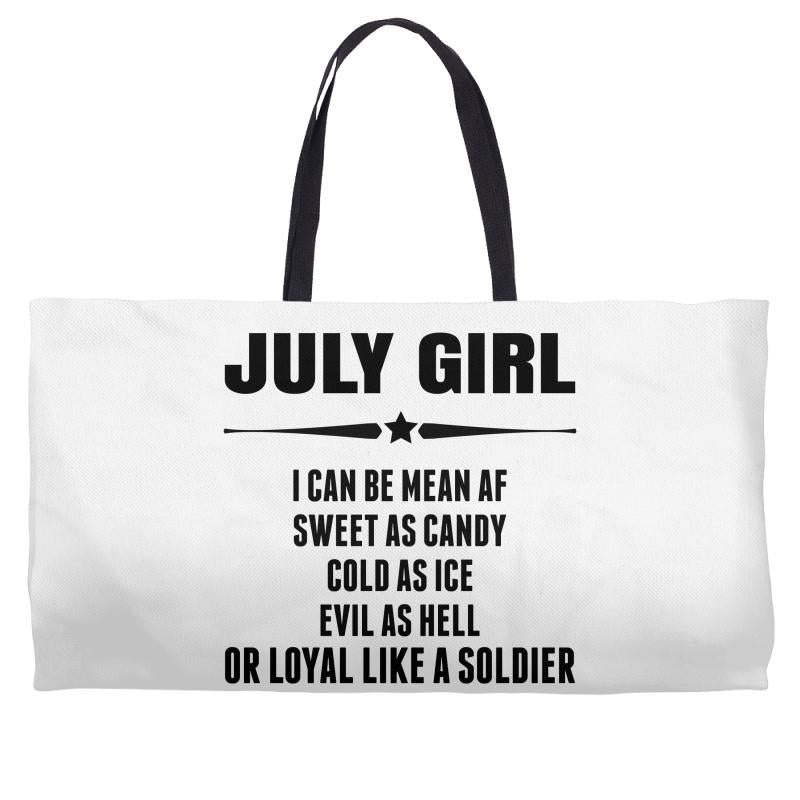 Super July Girl Weekender Totes