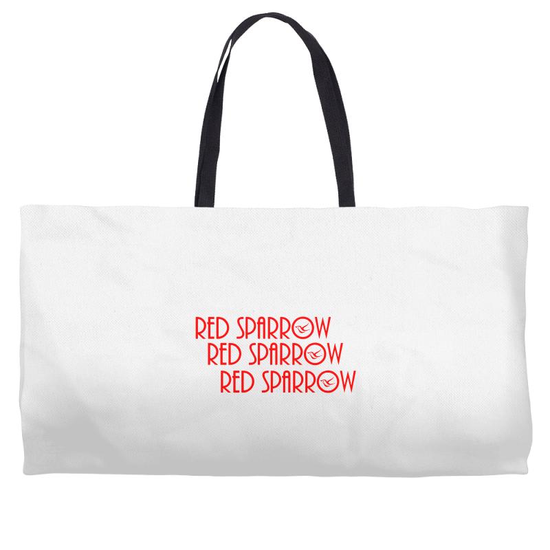 Red Sparrow Weekender Totes