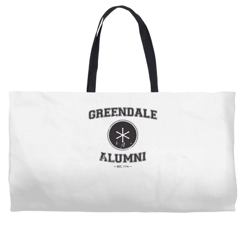 greendale alumni Weekender Totes
