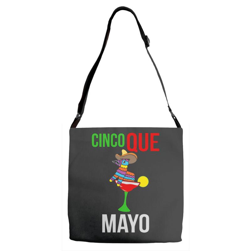 cinco que mayo Adjustable Strap Totes