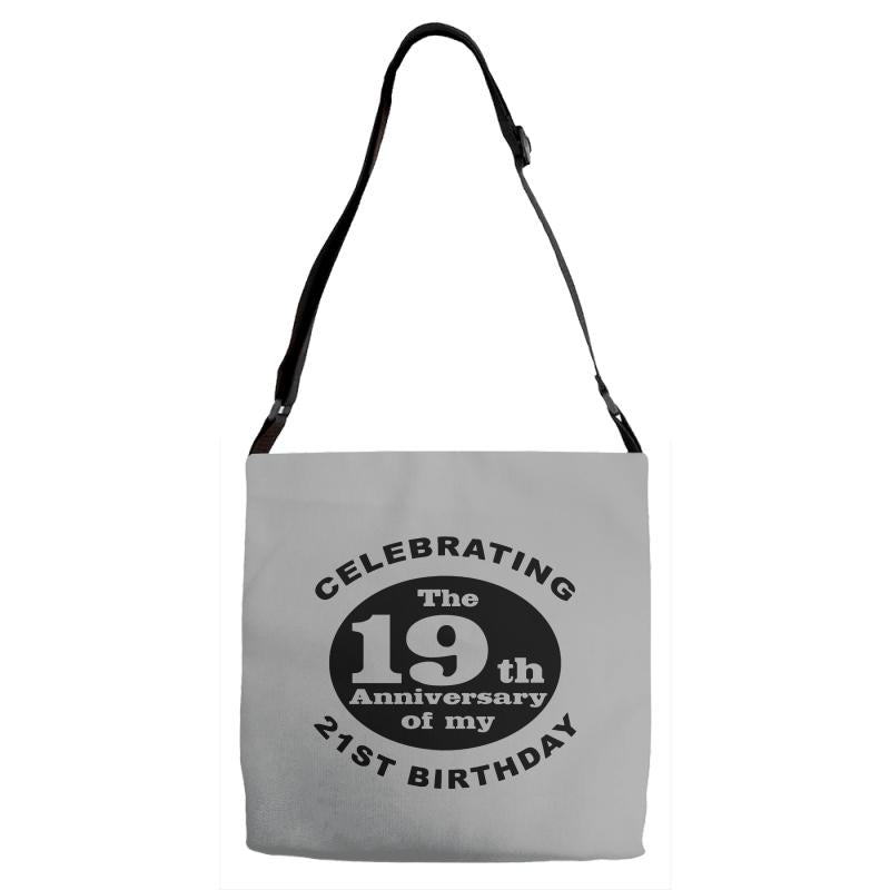 Funny 40th Birthday Adjustable Strap Totes