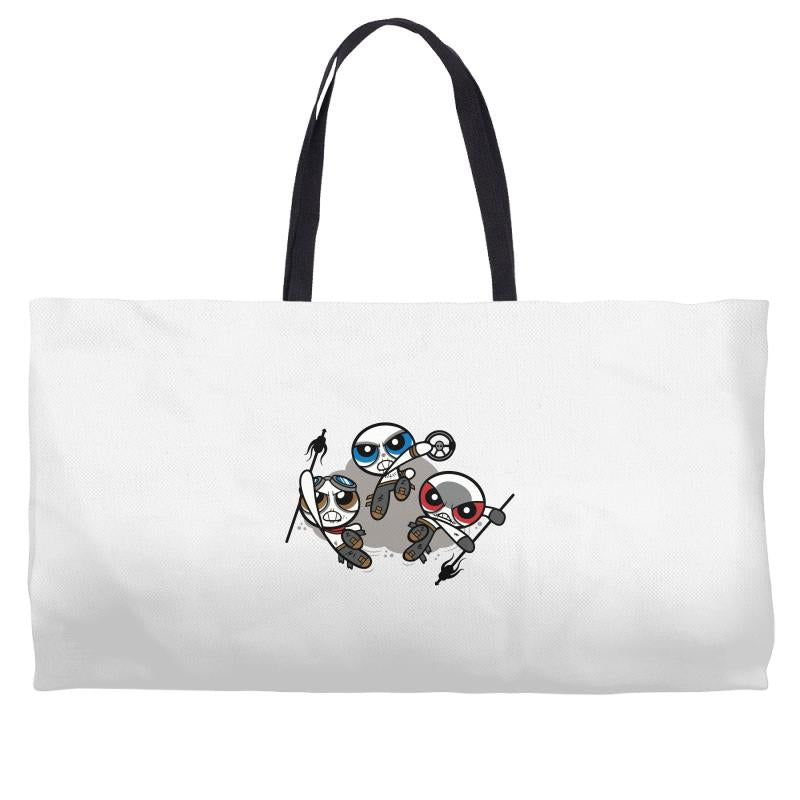 power war boys Weekender Totes