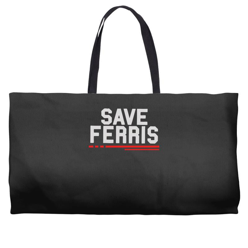 save ferris Weekender Totes