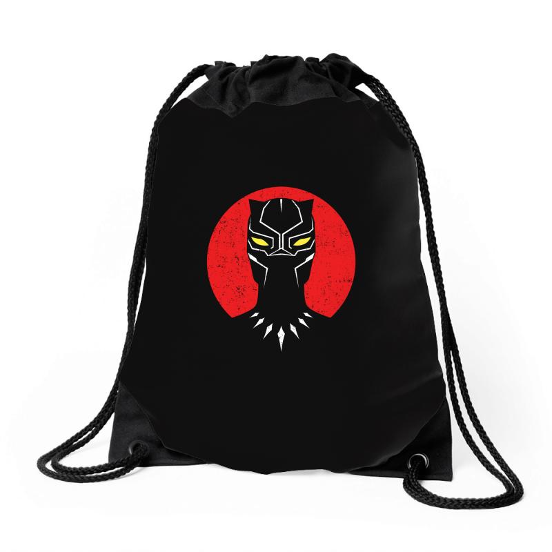 BLACK PANTHER LOGO TEE Drawstring Bags