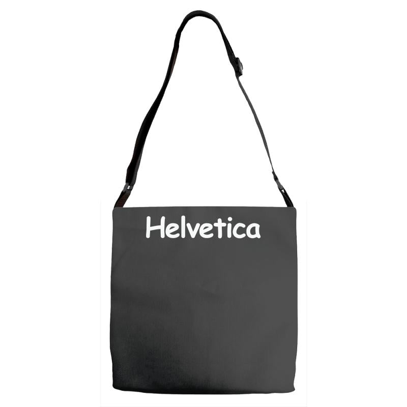 helvetica Adjustable Strap Totes