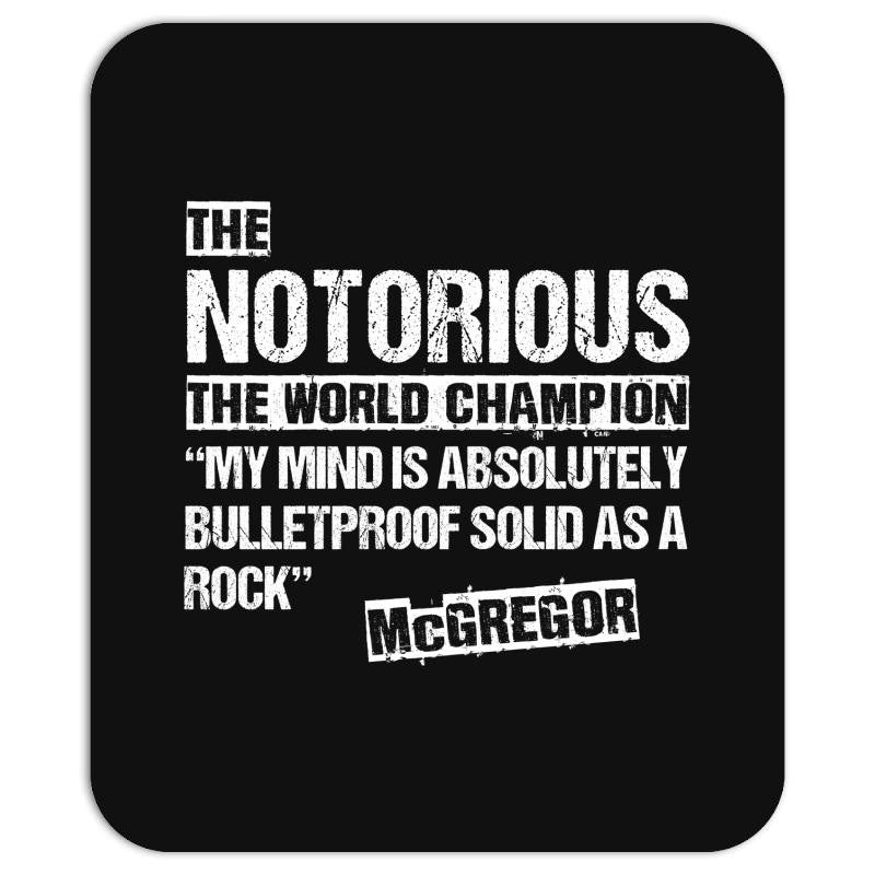 The Notorious, Undisputed World Champion Mousepad