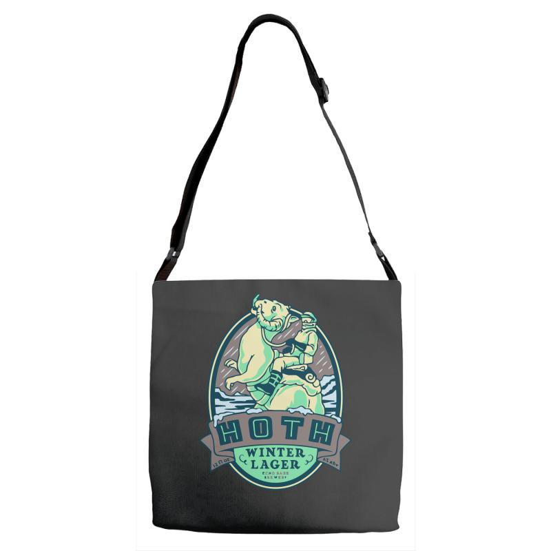 hoth winter lager Adjustable Strap Totes