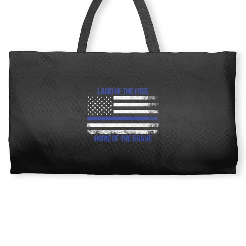 Land Of The Free, Home Of The Brave Weekender Totes