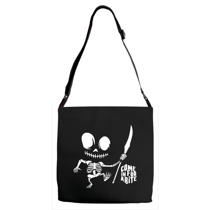 come in for a bit 2 Adjustable Strap Totes