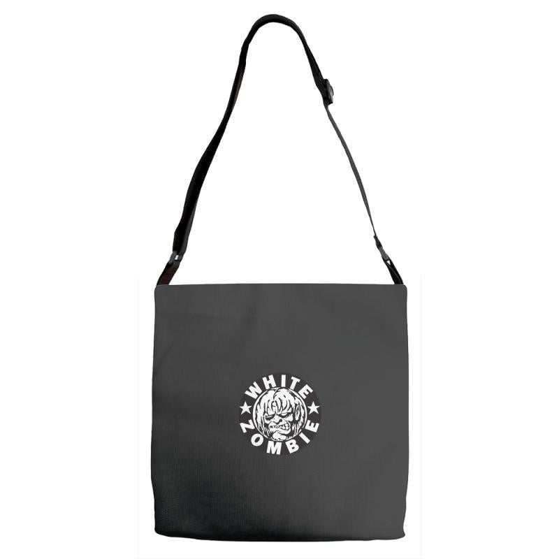 white zombie Adjustable Strap Totes