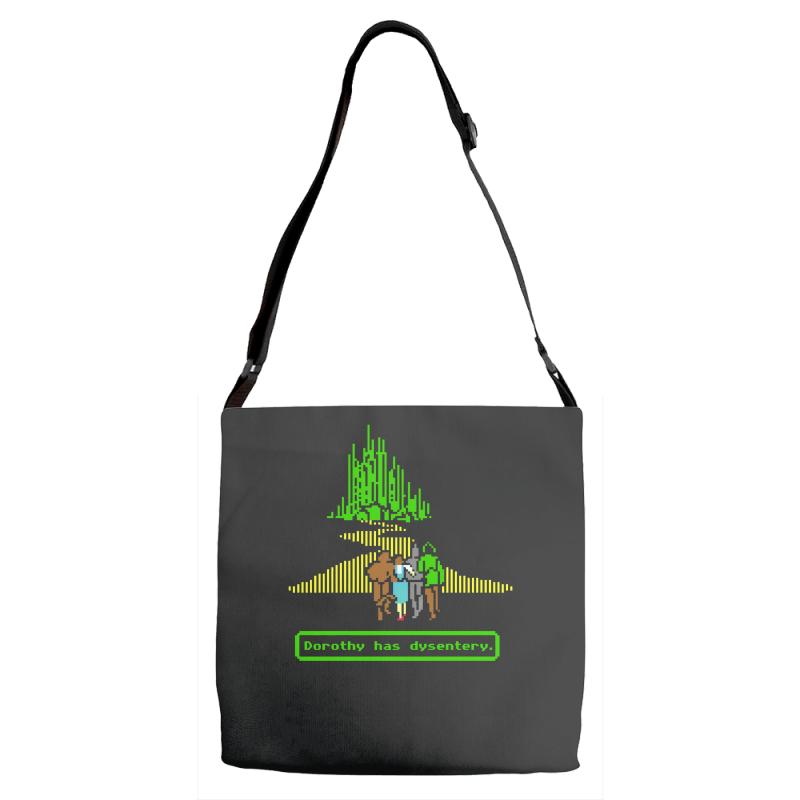 dorothy has dysentery Adjustable Strap Totes