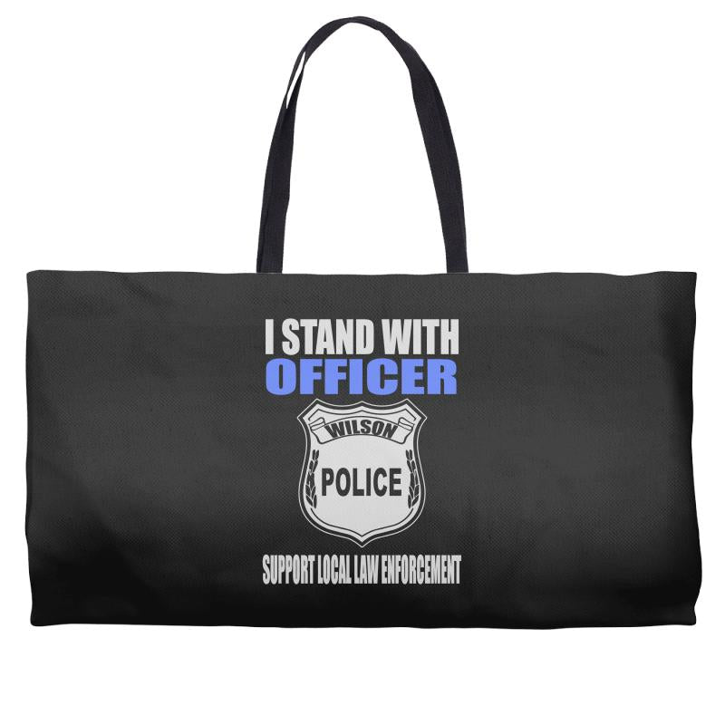 i stand with officer Weekender Totes