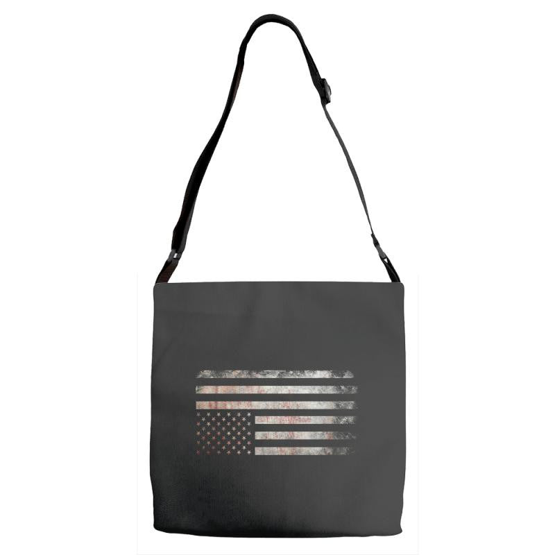 Vintage Usa Flag Adjustable Strap Totes