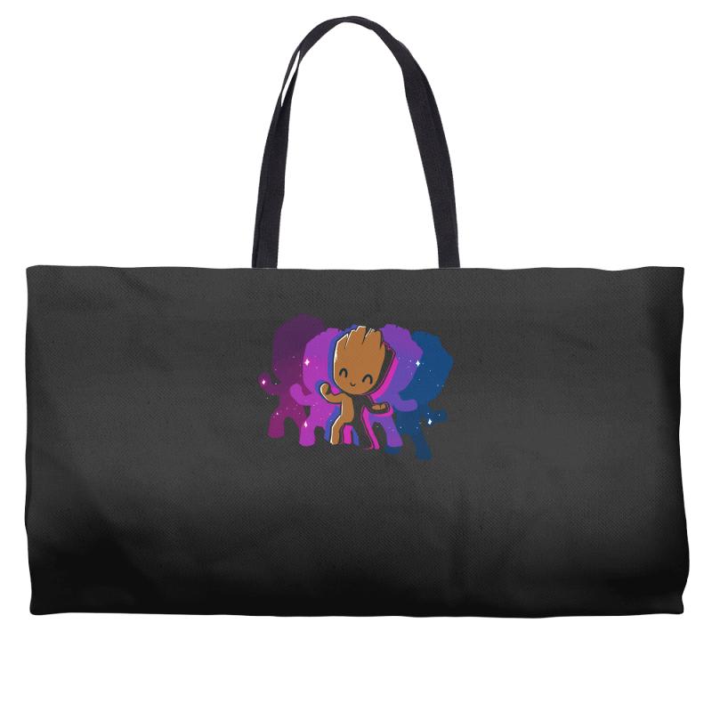 dancing groot Weekender Totes