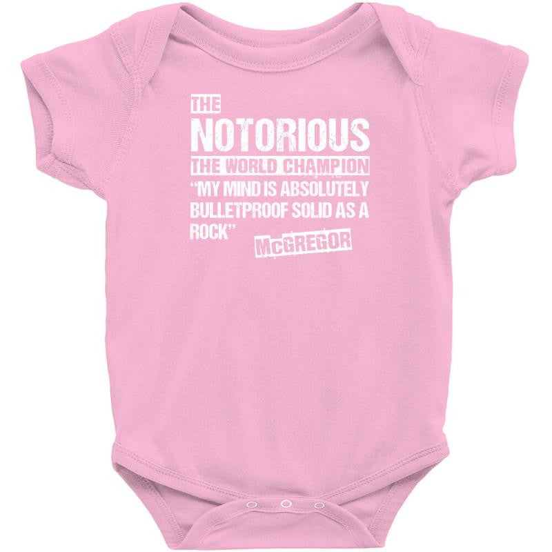 The Notorious, Undisputed World Champion Baby Onesuit