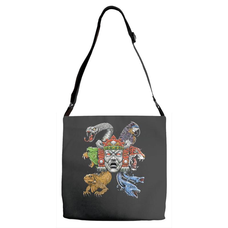 hidden temple Adjustable Strap Totes