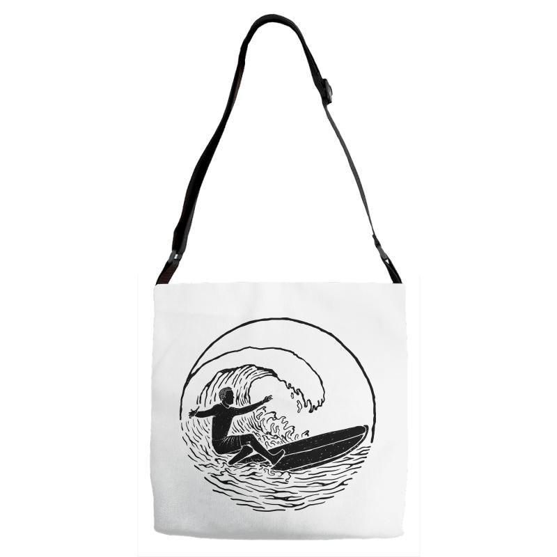 surf vibes Adjustable Strap Totes