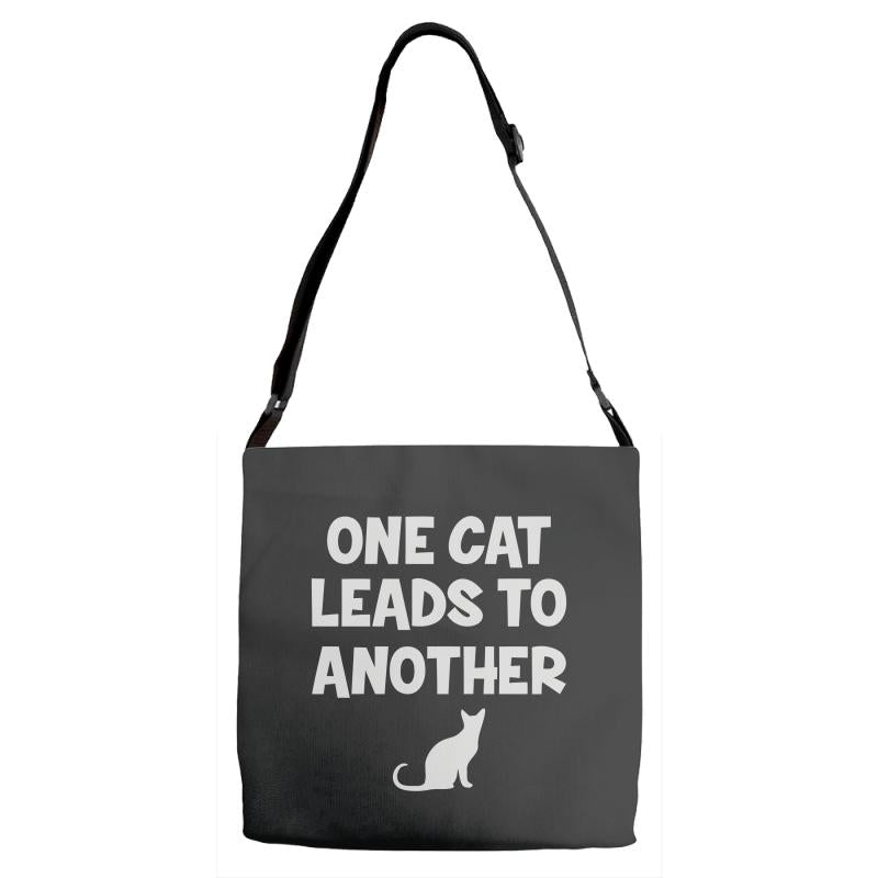 pet lover girls im one leads to another Adjustable Strap Totes