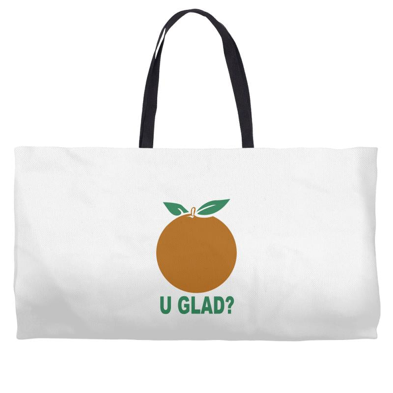 orange uglad Weekender Totes