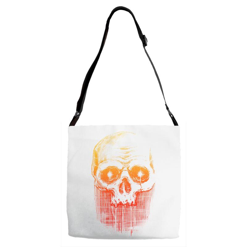 skull gradient Adjustable Strap Totes