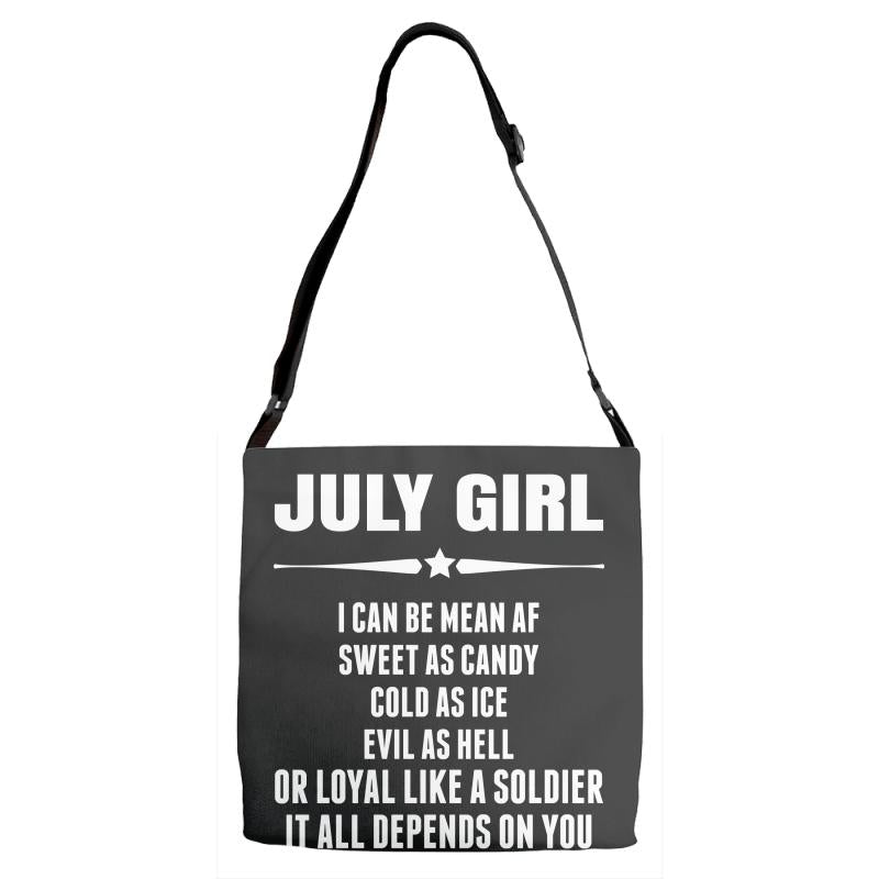 Super July Girl Adjustable Strap Totes