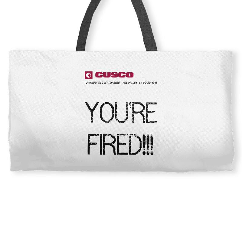 back to the future you are fired Weekender Totes