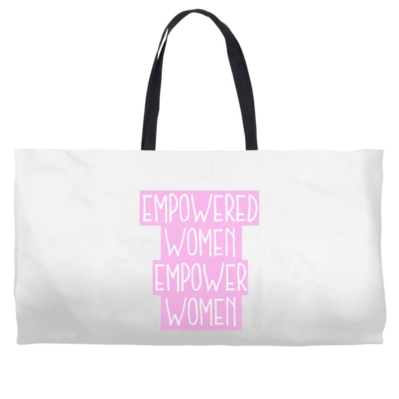 empowered women 2 Weekender Totes