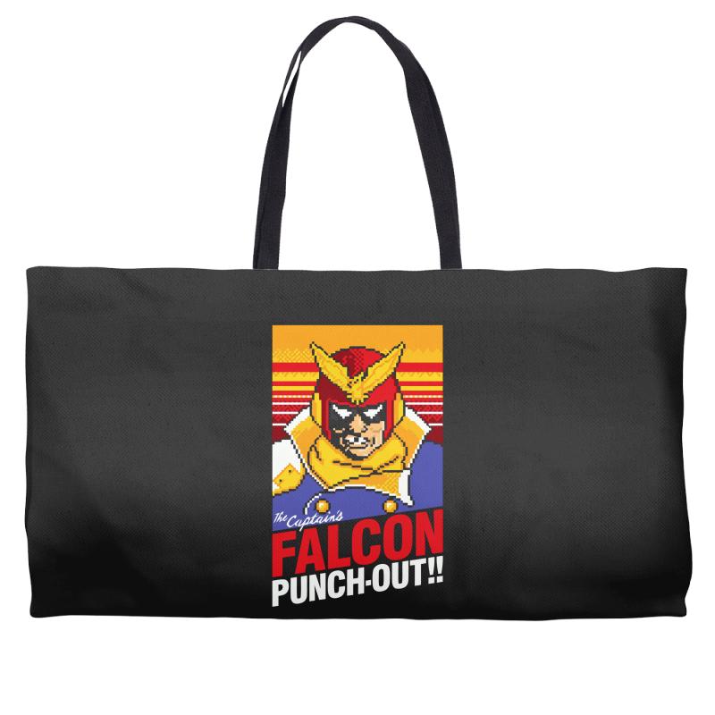 falcon punch out Weekender Totes