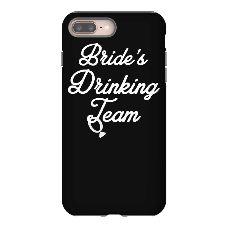 bride's drinking team diamond ring bachelorette iPhone 8 Plus