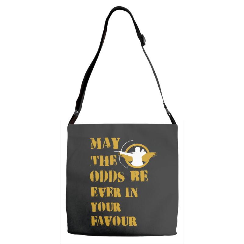 MAY THE ODDS BE EVER IN YOUR FAVOUR Adjustable Strap Totes