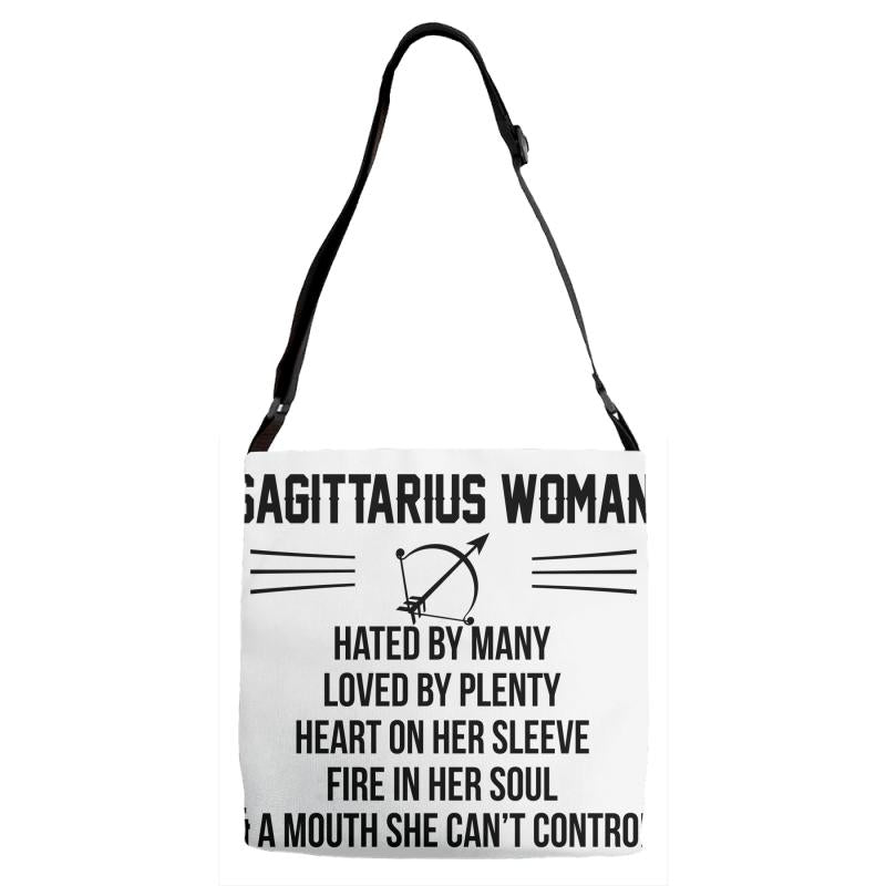 Sagittarius Woman Adjustable Strap Totes