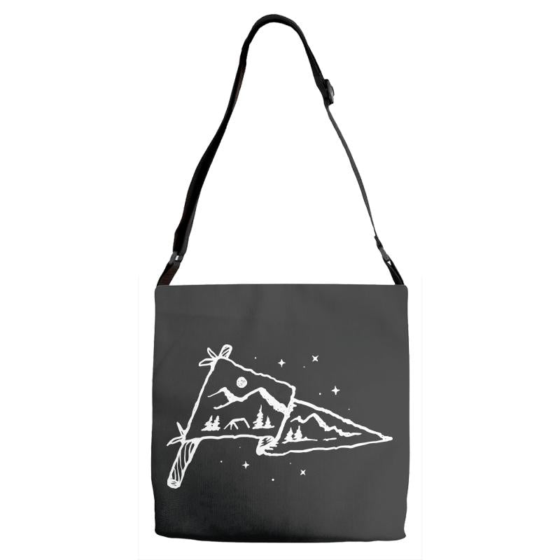 camp flag Adjustable Strap Totes