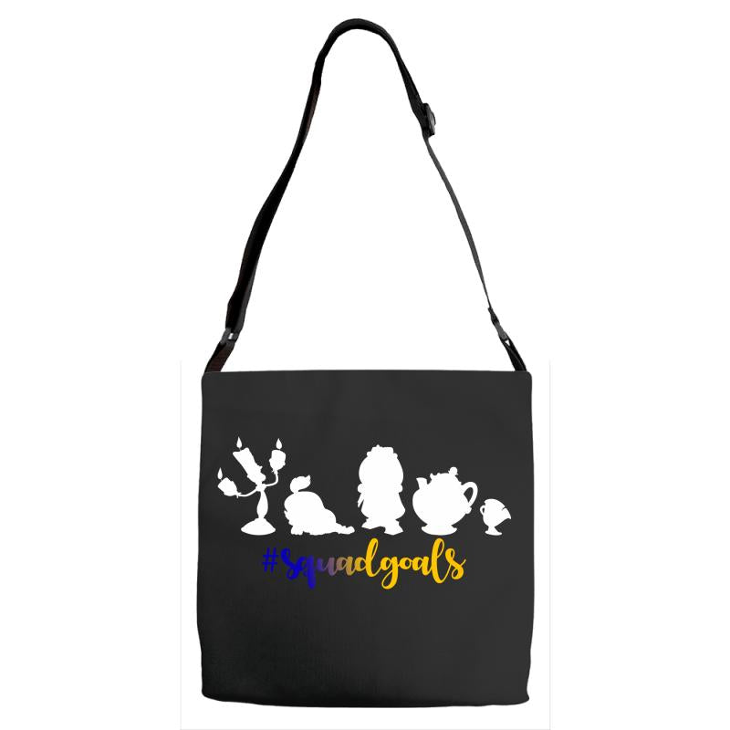 Beauty and The Beast Squadgoals Adjustable Strap Totes