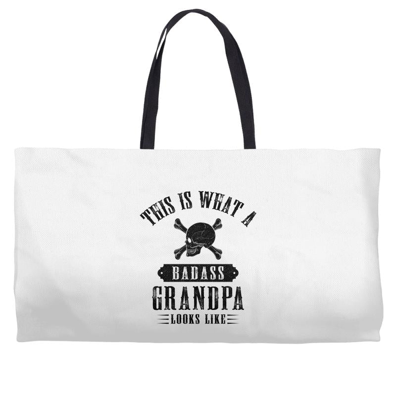 This is What a Badass Grandpa Looks Like Weekender Totes