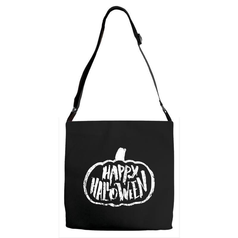 happy halloween 5 Adjustable Strap Totes