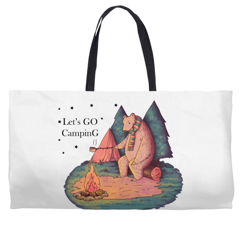 Let's Go Camping Weekender Totes