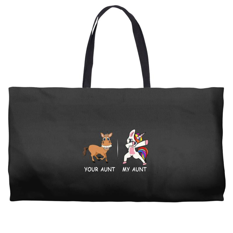 your aunt my aunt Weekender Totes