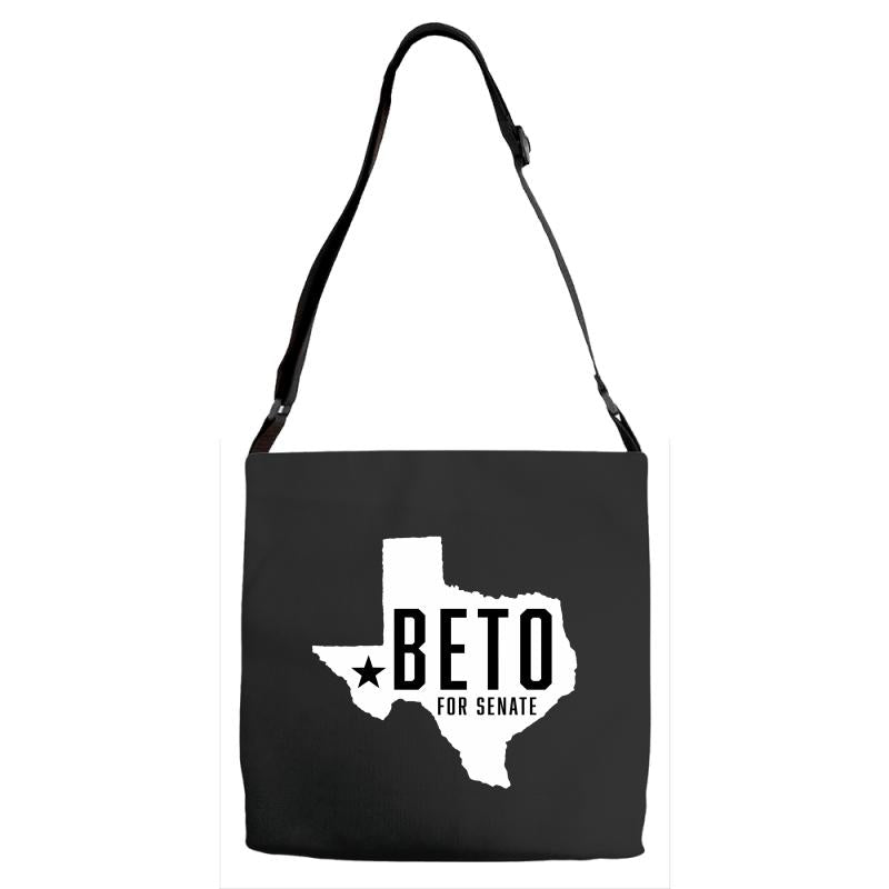 Beto For Senate Texas Map Adjustable Strap Totes