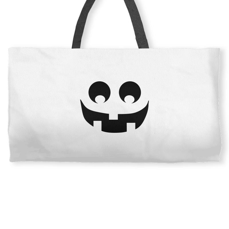 halloween pumpkin face Weekender Totes