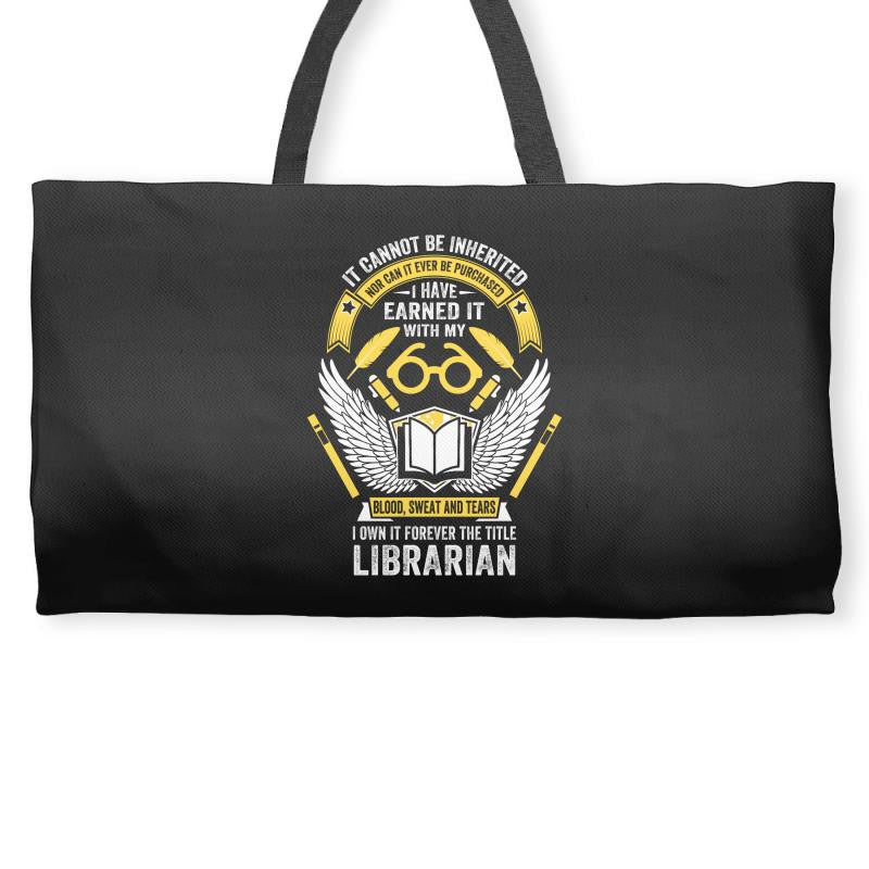 I Own It Forever The Title Librarian Weekender Totes