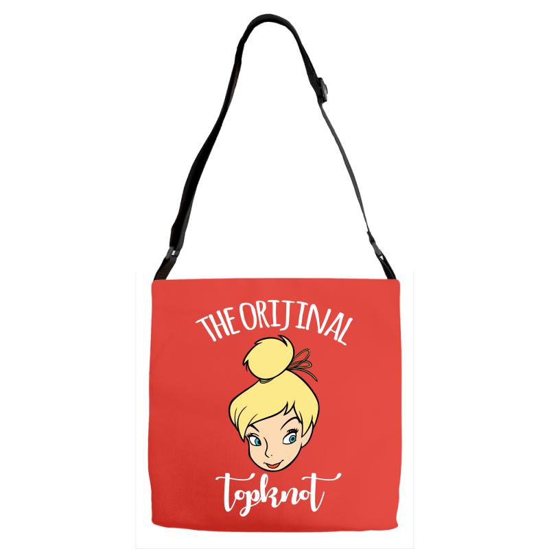 The Orijinal Topknot Tinkerbell Adjustable Strap Totes
