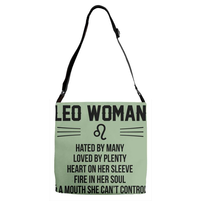 Leo Woman Adjustable Strap Totes