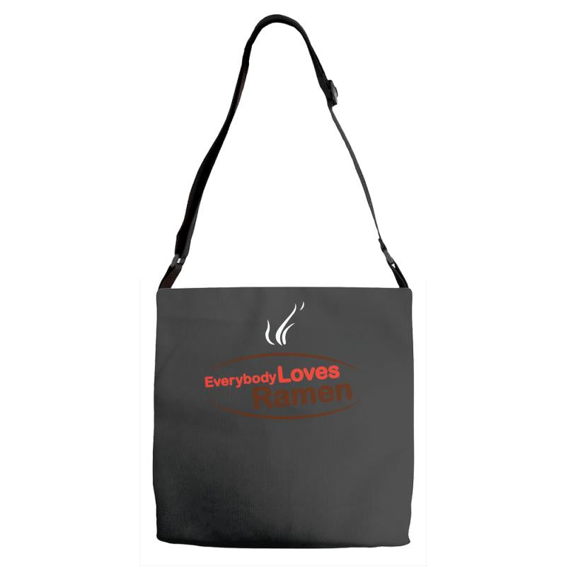 everybody loves ramen Adjustable Strap Totes