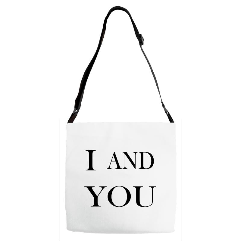 i and you Adjustable Strap Totes