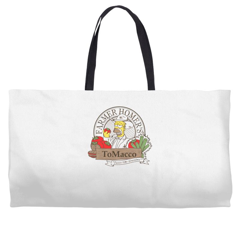 farmer homer's tomacco Weekender Totes