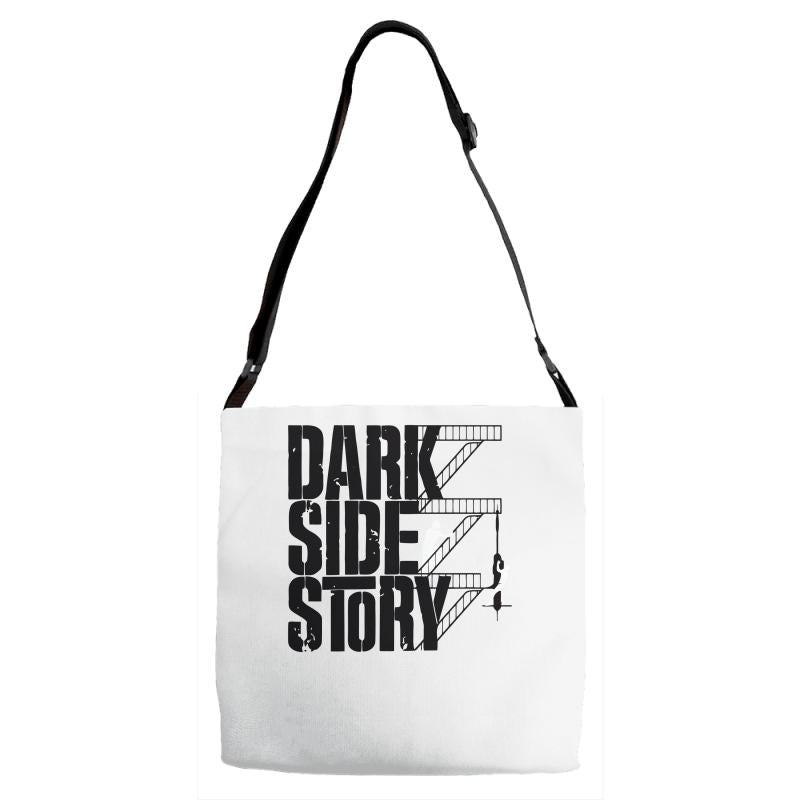 dark side story Adjustable Strap Totes