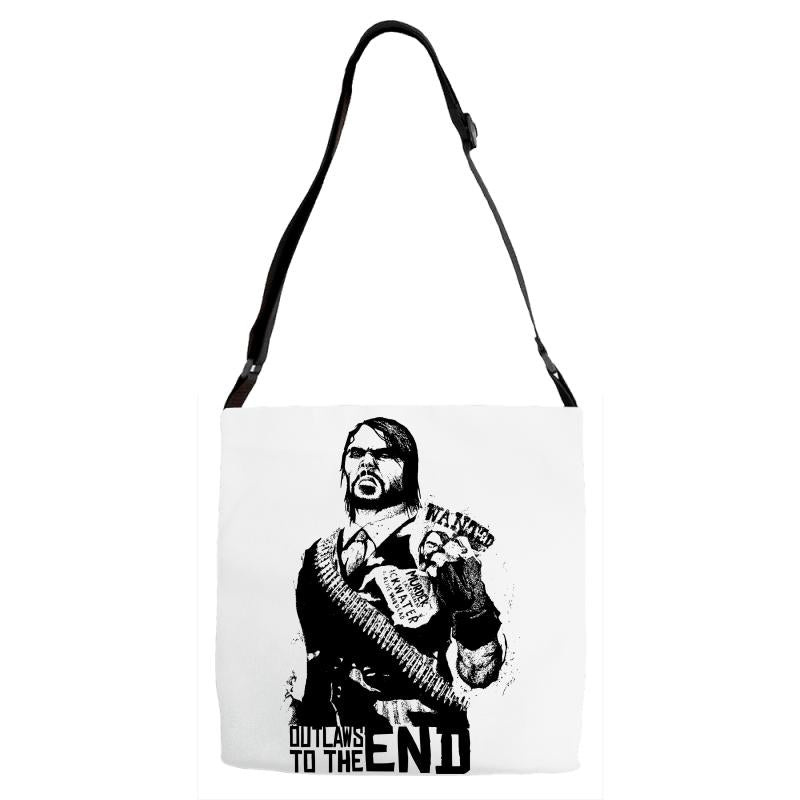 outlaws to the end 5 Adjustable Strap Totes